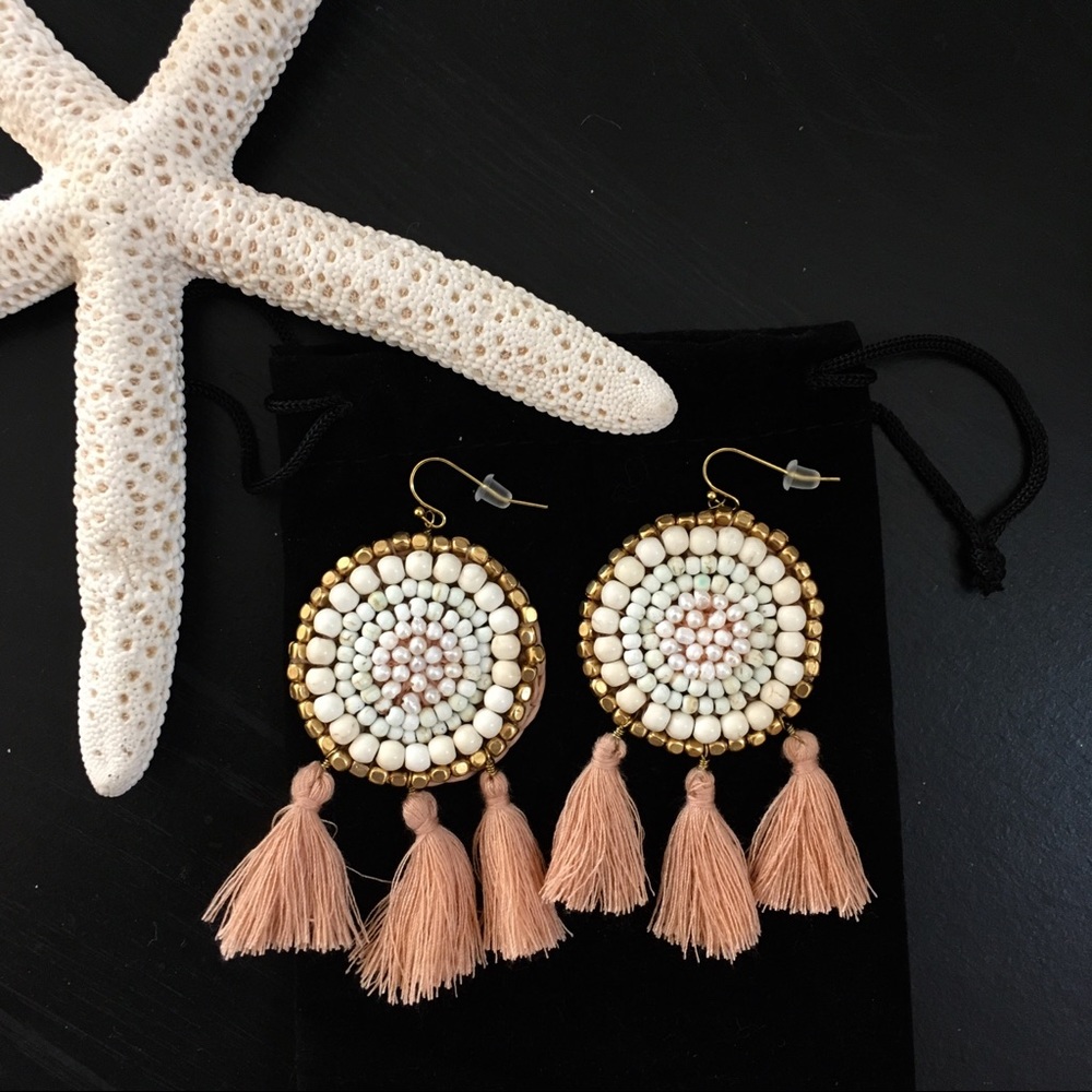 • NEW! Bohemian Tassel Earrings • - Picture 6 of 8